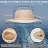 image:imageFunky Junque Packable Wide Brim Sun Hat UPF 50 Hiking CapTaupe