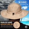 image:imageFunky Junque Packable Wide Brim Sun Hat UPF 50 Hiking CapTaupe