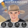 image:imageFunky Junque Packable Wide Brim Sun Hat UPF 50 Hiking CapTaupe