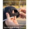 image:imageFunky Junque Running Hat Moisture Wicking Athletic Sports CapBlack Grey Trim
