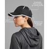 image:imageFunky Junque Running Hat Moisture Wicking Athletic Sports CapBlack Grey Trim