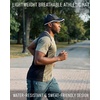 image:imageFunky Junque Running Hat Moisture Wicking Athletic Sports CapBlack Grey Trim