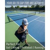 image:imageFunky Junque Running Hat Moisture Wicking Athletic Sports CapGrey Black Trim