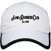 image:imageFunky Junque Running Hat Moisture Wicking Athletic Sports CapSlow Running Club White W Black Trim