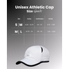 image:imageFunky Junque Running Hat Moisture Wicking Athletic Sports CapWhite Black Trim