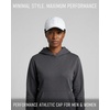 image:imageFunky Junque Running Hat Moisture Wicking Athletic Sports CapWhite Black Trim