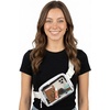 image:imageFunky Junque Versatile Black Fanny Pack Belt Bag for Women and Girls Adjustable Crossbody Waist Bag with Multiple Pockets  Aztec  Black  Adjustable belt bag with crossbody strap for travel errands everyday wear festivals amp handsfree carryClear  Ivory