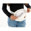 image:imageFunky Junque Versatile Black Fanny Pack Belt Bag for Women and Girls Adjustable Crossbody Waist Bag with Multiple Pockets  Aztec  Black  Adjustable belt bag with crossbody strap for travel errands everyday wear festivals amp handsfree carryFaux Fur  Ivory