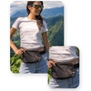 image:imageFunky Junque Versatile Black Fanny Pack Belt Bag for Women and Girls Adjustable Crossbody Waist Bag with Multiple Pockets  Aztec  Black  Adjustable belt bag with crossbody strap for travel errands everyday wear festivals amp handsfree carryAztec  Black