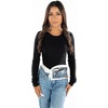 image:imageFunky Junque Versatile Black Fanny Pack Belt Bag for Women and Girls Adjustable Crossbody Waist Bag with Multiple Pockets  Aztec  Black  Adjustable belt bag with crossbody strap for travel errands everyday wear festivals amp handsfree carryClear  Ivory