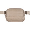 image:imageFunky Junque Versatile Black Fanny Pack Belt Bag for Women and Girls Adjustable Crossbody Waist Bag with Multiple Pockets  Aztec  Black  Adjustable belt bag with crossbody strap for travel errands everyday wear festivals amp handsfree carryPuffer  Taupe
