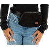 image:imageFunky Junque Versatile Black Fanny Pack Belt Bag for Women and Girls Adjustable Crossbody Waist Bag with Multiple Pockets  Aztec  Black  Adjustable belt bag with crossbody strap for travel errands everyday wear festivals amp handsfree carrySherpa  Black