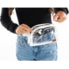 image:imageFunky Junque Versatile Black Fanny Pack Belt Bag for Women and Girls Adjustable Crossbody Waist Bag with Multiple Pockets  Aztec  Black  Adjustable belt bag with crossbody strap for travel errands everyday wear festivals amp handsfree carryClear  Ivory