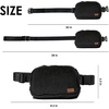 image:imageFunky Junque Versatile Black Fanny Pack Belt Bag for Women and Girls Adjustable Crossbody Waist Bag with Multiple Pockets  Aztec  Black  Adjustable belt bag with crossbody strap for travel errands everyday wear festivals amp handsfree carrySherpa  Black