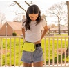 image:imageFunky Junque Versatile Black Fanny Pack Belt Bag for Women and Girls Adjustable Crossbody Waist Bag with Multiple Pockets  Aztec  Black  Adjustable belt bag with crossbody strap for travel errands everyday wear festivals amp handsfree carrySolid  Neon Lime