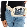 image:imageFunky Junque Versatile Black Fanny Pack Belt Bag for Women and Girls Adjustable Crossbody Waist Bag with Multiple Pockets  Aztec  Black  Adjustable belt bag with crossbody strap for travel errands everyday wear festivals amp handsfree carryClear  Beige