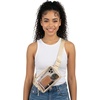 image:imageFunky Junque Versatile Black Fanny Pack Belt Bag for Women and Girls Adjustable Crossbody Waist Bag with Multiple Pockets  Aztec  Black  Adjustable belt bag with crossbody strap for travel errands everyday wear festivals amp handsfree carryClear  Beige