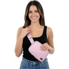 image:imageFunky Junque Versatile Black Fanny Pack Belt Bag for Women and Girls Adjustable Crossbody Waist Bag with Multiple Pockets  Aztec  Black  Adjustable belt bag with crossbody strap for travel errands everyday wear festivals amp handsfree carrySolid  Lavender