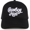 image:imageFunky Junque Vintage Trucker Hat Embroidered American Flag CapCowboy Hat  Black