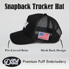 image:imageFunky Junque Vintage Trucker Hat Embroidered American Flag CapGirl Dad  Black