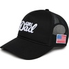 image:imageFunky Junque Vintage Trucker Hat Embroidered American Flag CapGirl Dad  Black