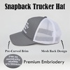 image:imageFunky Junque Vintage Trucker Hat Embroidered American Flag CapIm So Mentally Stable Its Insane  Grey