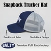 image:imageFunky Junque Vintage Trucker Hat Embroidered American Flag CapSalty  Navy