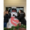 image:imageFunky Junque Warm Knit Double Layer Pom Touchscreen Texting GlovesA Leopard Print  Heather Grey