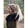image:imageFunky Junque Womens Soft Knit Bow Turban Headband  Cozy Winter Ear Warmer  Fall Colors Leopard Prints Neutral TonesGray
