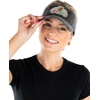 image:imageFunky Junque Womens Sun Visor Adjustable Moisture Wicking Golf Cap  Breathable polyester sun visor with moisturewicking sweatband for golf tennis running pickleball amp beach daysLifes a Beach  Black