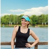 image:imageFunky Junque Womens Sun Visor Adjustable Moisture Wicking Golf Cap  Breathable polyester sun visor with moisturewicking sweatband for golf tennis running pickleball amp beach daysBoat Hair Dont Care  Turquoise
