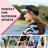 image:imageFunky Junque Womens Sun Visor Tennis Pickleball Golf Hat  Athletic visor with holographic UV brim for tennis pickleball golf amp outdoor sportsGolf BlackBlack