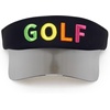 image:imageFunky Junque Womens Sun Visor Tennis Pickleball Golf Hat  Athletic visor with holographic UV brim for tennis pickleball golf amp outdoor sportsGolf BlackMulti
