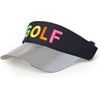 image:imageFunky Junque Womens Sun Visor Tennis Pickleball Golf Hat  Athletic visor with holographic UV brim for tennis pickleball golf amp outdoor sportsGolf BlackMulti