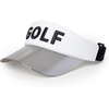image:imageFunky Junque Womens Sun Visor Tennis Pickleball Golf Hat  Athletic visor with holographic UV brim for tennis pickleball golf amp outdoor sportsGolf WhiteBlack
