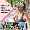 image:imageFunky Junque Womens Sun Visor Tennis Pickleball Golf Hat  Athletic visor with holographic UV brim for tennis pickleball golf amp outdoor sportsGolf WhiteBlack