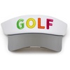 image:imageFunky Junque Womens Sun Visor Tennis Pickleball Golf Hat  Athletic visor with holographic UV brim for tennis pickleball golf amp outdoor sportsGolf WhiteMulti