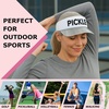 image:imageFunky Junque Womens Sun Visor Tennis Pickleball Golf Hat  Athletic visor with holographic UV brim for tennis pickleball golf amp outdoor sportsPickle WhiteBlack