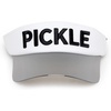 image:imageFunky Junque Womens Sun Visor Tennis Pickleball Golf Hat  Athletic visor with holographic UV brim for tennis pickleball golf amp outdoor sportsPickle WhiteBlack