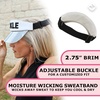 image:imageFunky Junque Womens Sun Visor Tennis Pickleball Golf Hat  Athletic visor with holographic UV brim for tennis pickleball golf amp outdoor sportsPickle WhiteBlack