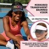 image:imageFunky Junque Womens Sun Visor Tennis Pickleball Golf Hat  Athletic visor with holographic UV brim for tennis pickleball golf amp outdoor sportsPickle BlackMulti