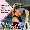 image:imageFunky Junque Womens Sun Visor Tennis Pickleball Golf Hat  Athletic visor with holographic UV brim for tennis pickleball golf amp outdoor sportsPickle BlackMulti