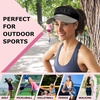 image:imageFunky Junque Womens Sun Visor Tennis Pickleball Golf Hat  Athletic visor with holographic UV brim for tennis pickleball golf amp outdoor sportsPickle BlackBlack