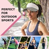 image:imageFunky Junque Womens Sun Visor Tennis Pickleball Golf Hat  Athletic visor with holographic UV brim for tennis pickleball golf amp outdoor sportsPink