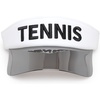 image:imageFunky Junque Womens Sun Visor Tennis Pickleball Golf Hat  Athletic visor with holographic UV brim for tennis pickleball golf amp outdoor sportsTennis WhiteBlack