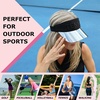 image:imageFunky Junque Womens Sun Visor Tennis Pickleball Golf Hat  Athletic visor with holographic UV brim for tennis pickleball golf amp outdoor sportsTennis BlackBlack