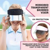 image:imageFunky Junque Womens Sun Visor Tennis Pickleball Golf Hat  Athletic visor with holographic UV brim for tennis pickleball golf amp outdoor sportsTennis BlackBlack