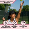 image:imageFunky Junque Womens Sun Visor Tennis Pickleball Golf Hat  Athletic visor with holographic UV brim for tennis pickleball golf amp outdoor sportsTennis BlackBlack