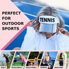 image:imageFunky Junque Womens Sun Visor Tennis Pickleball Golf Hat  Athletic visor with holographic UV brim for tennis pickleball golf amp outdoor sportsTennis WhiteBlack