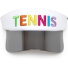 image:imageFunky Junque Womens Sun Visor Tennis Pickleball Golf Hat  Athletic visor with holographic UV brim for tennis pickleball golf amp outdoor sportsTennis WhiteMulti